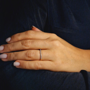 Золотое кольцо с бриллиантами