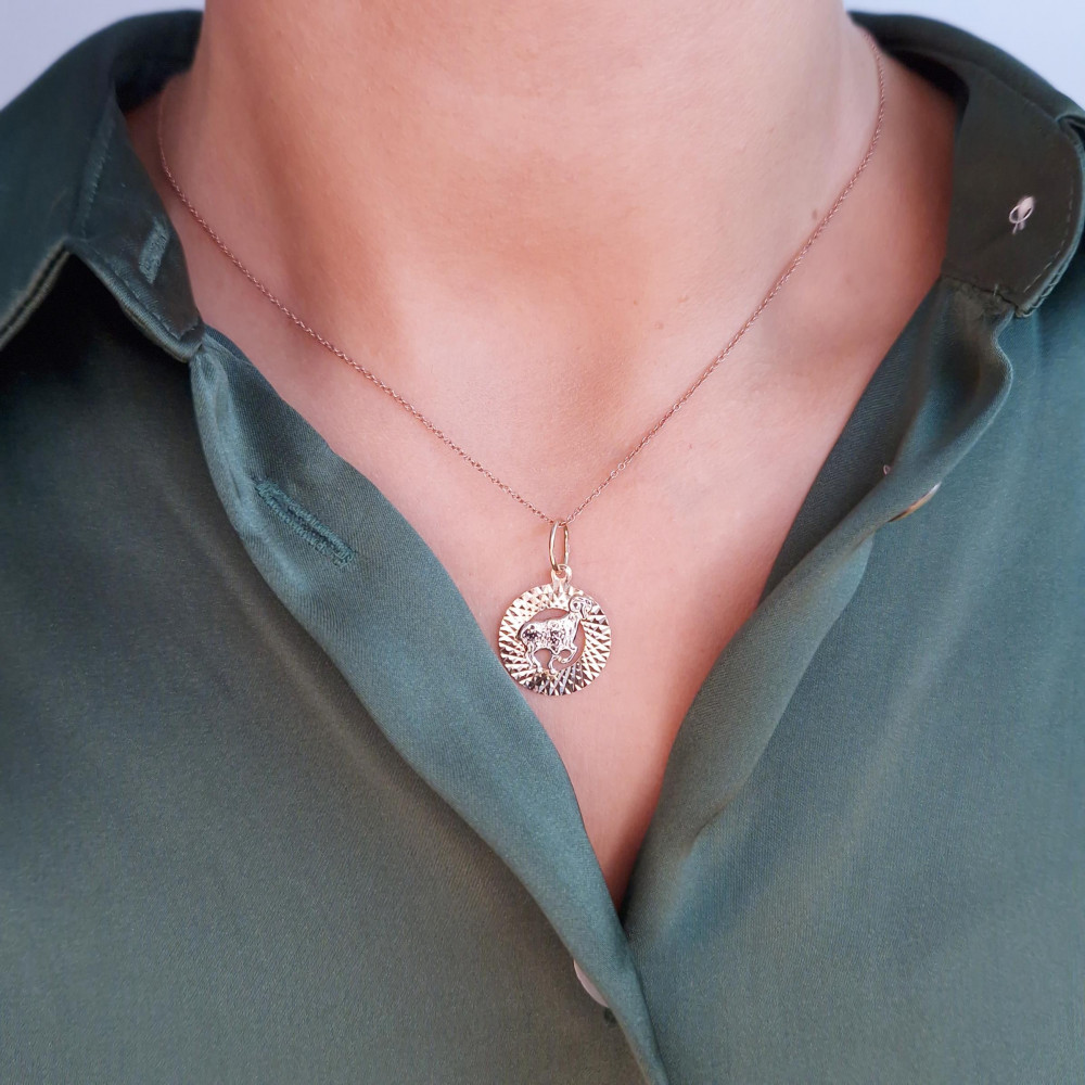 Gold pendant ''Aries''