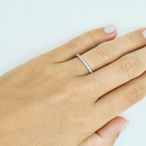 Auksinis žiedas su cirkoniu