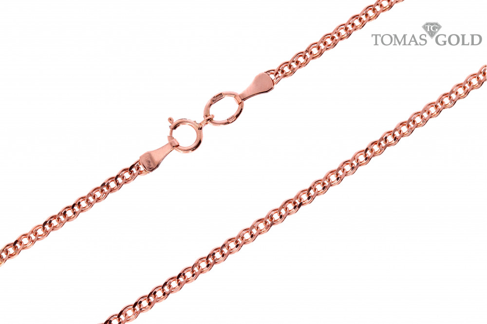 Auksinė Mona Liza pynimo grandinėlė