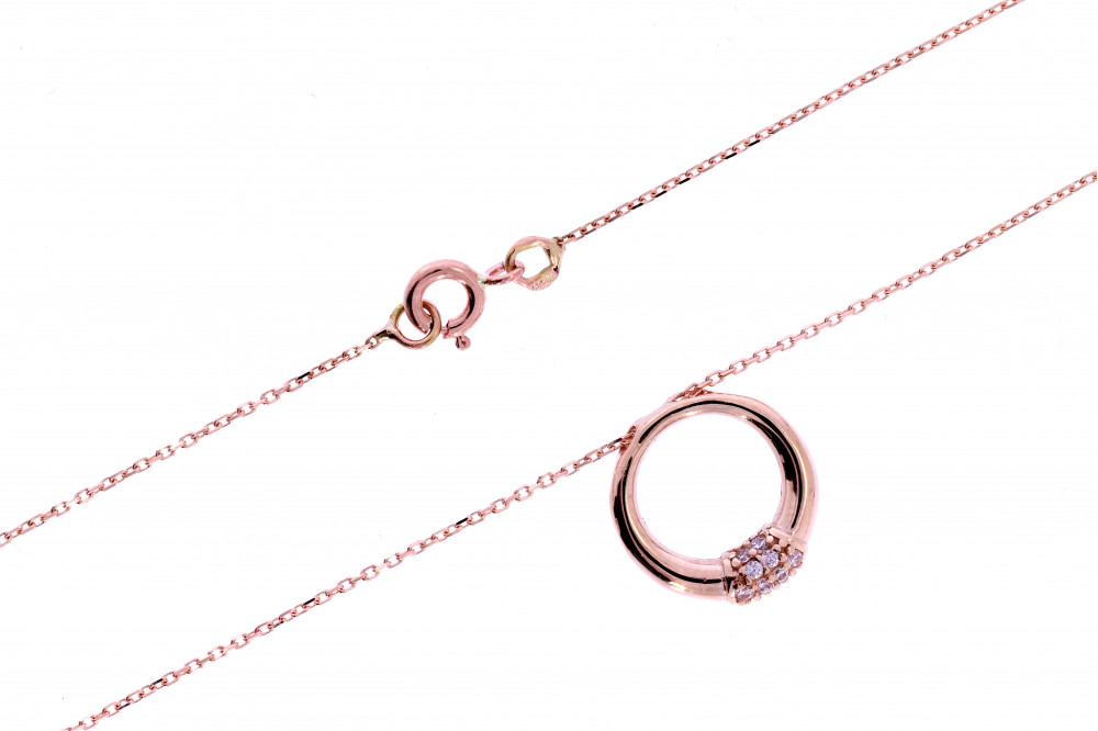 Golden chain with pendant