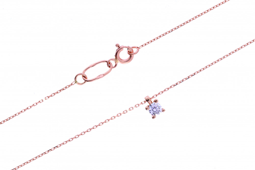 Golden chain with pendant