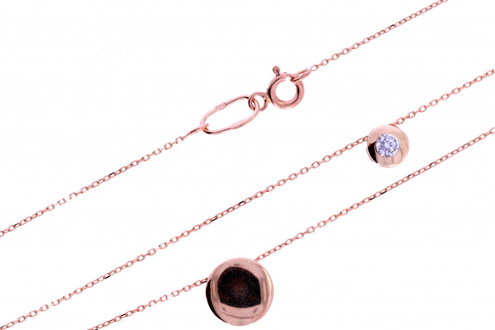 Golden chain with pendant