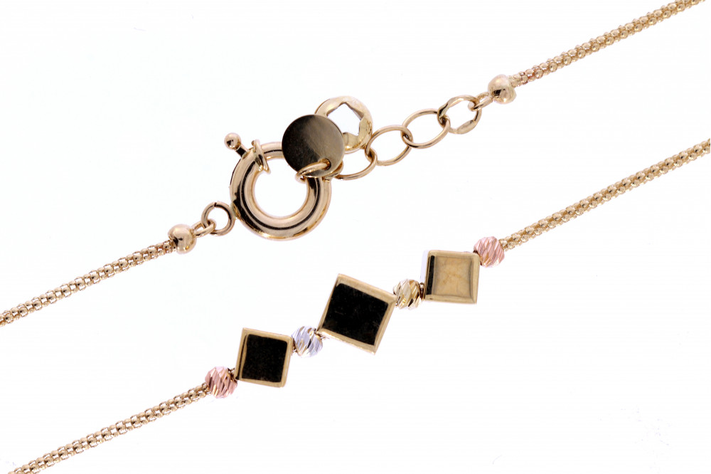 Golden chain with pendant