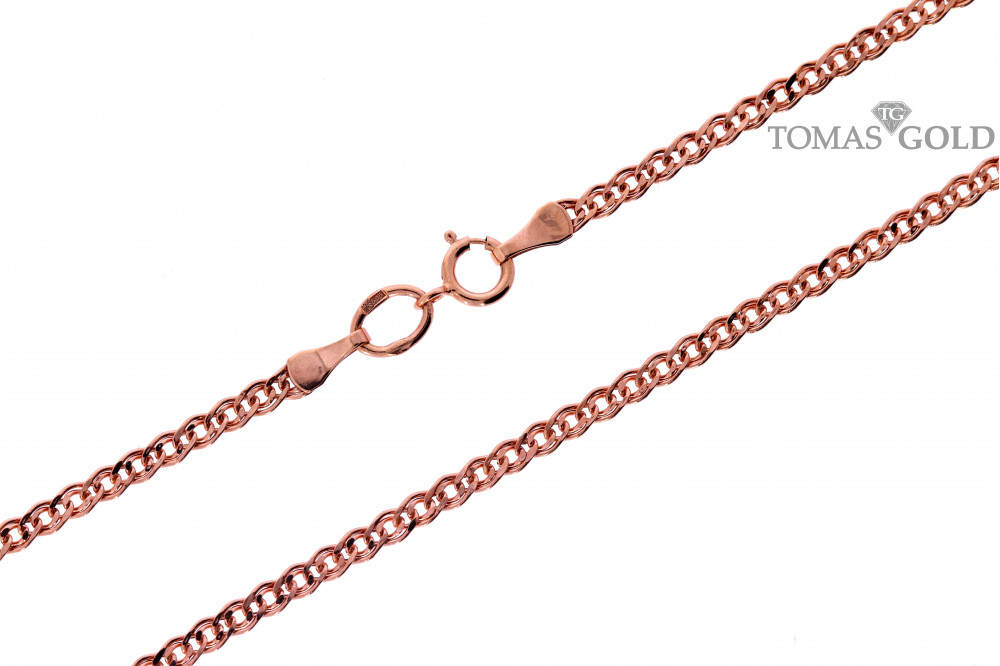 Золотая цепочка плетение мона лиза