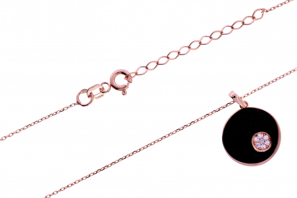 Golden chain with pendant