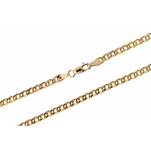 Gold Mona Lisa weave chain