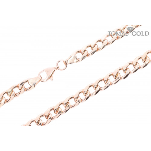 Gold gourmet weave chain