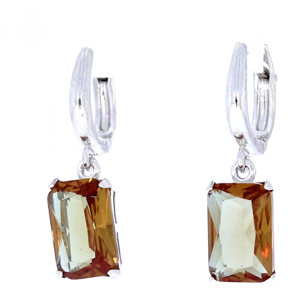 Sidabriniai auskarai su zultanitu