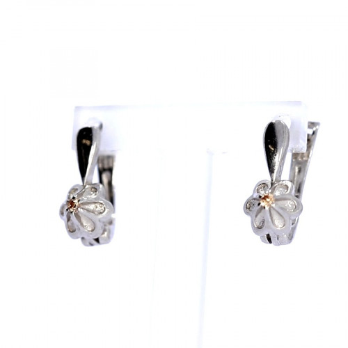 Sidabriniai auskarai su cirkoniu