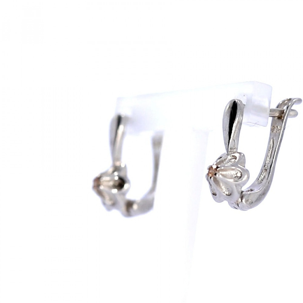 Sidabriniai auskarai su cirkoniu