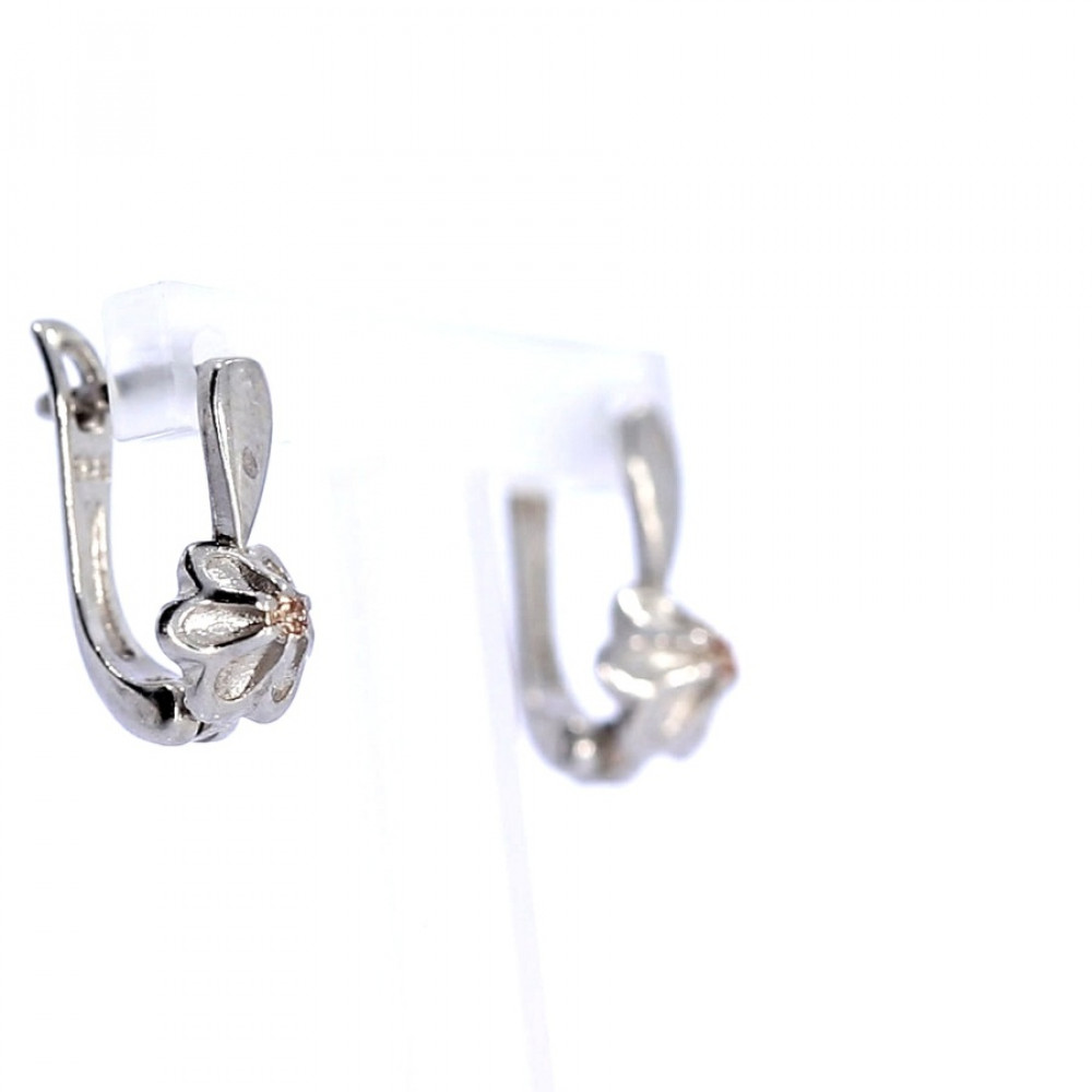 Sidabriniai auskarai su cirkoniu