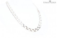 Серебряная цепочка плетение бисмарк