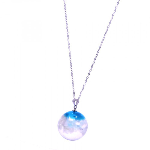 Серебряная цепочка с подвеской