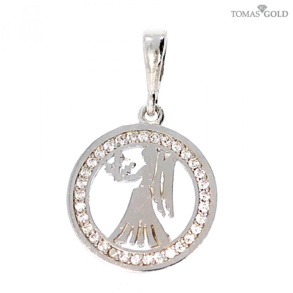 Silver pendant ''Virgo''