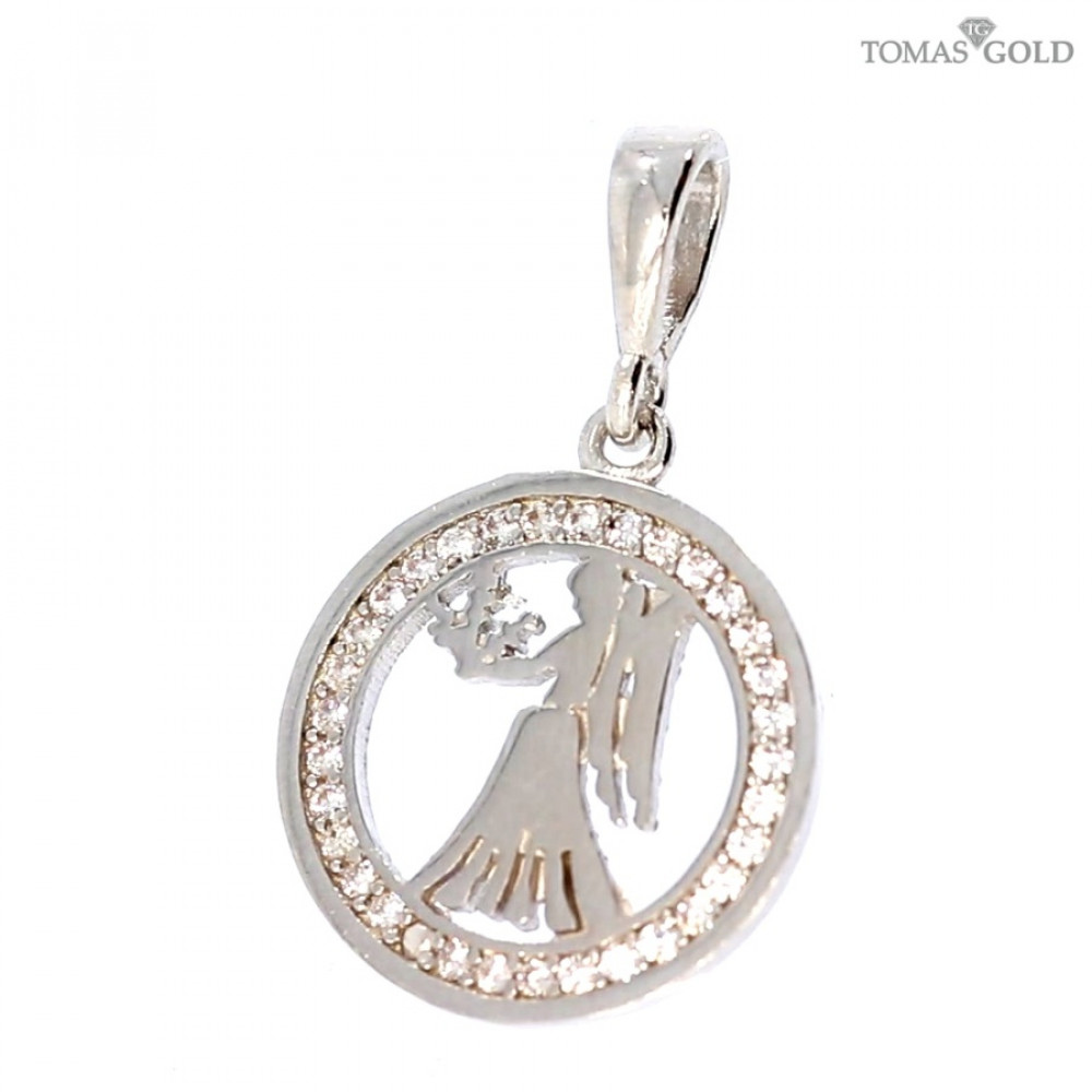 Silver pendant ''Virgo''
