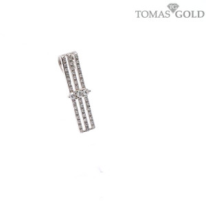 Серебряная подвеска с цирконом