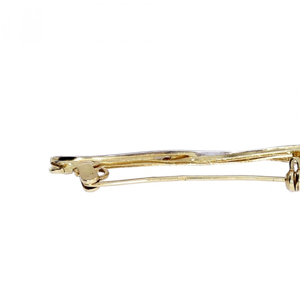Gold brooch