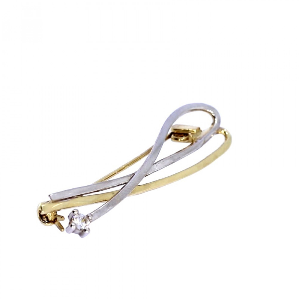 Gold brooch