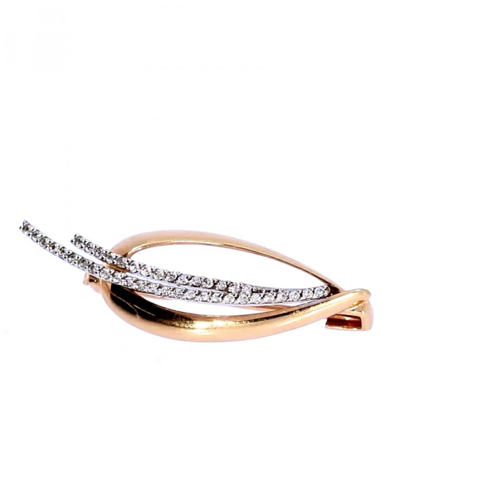 Gold brooch