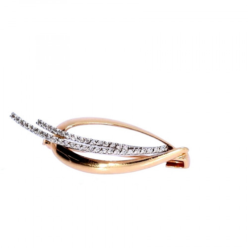 Gold brooch