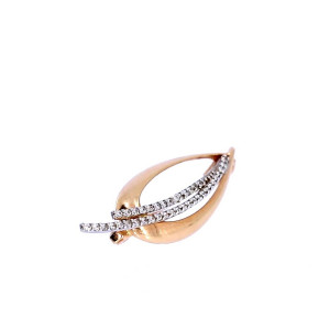 Gold brooch