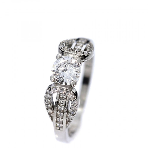 Sidabrinis žiedas su cirkoniu