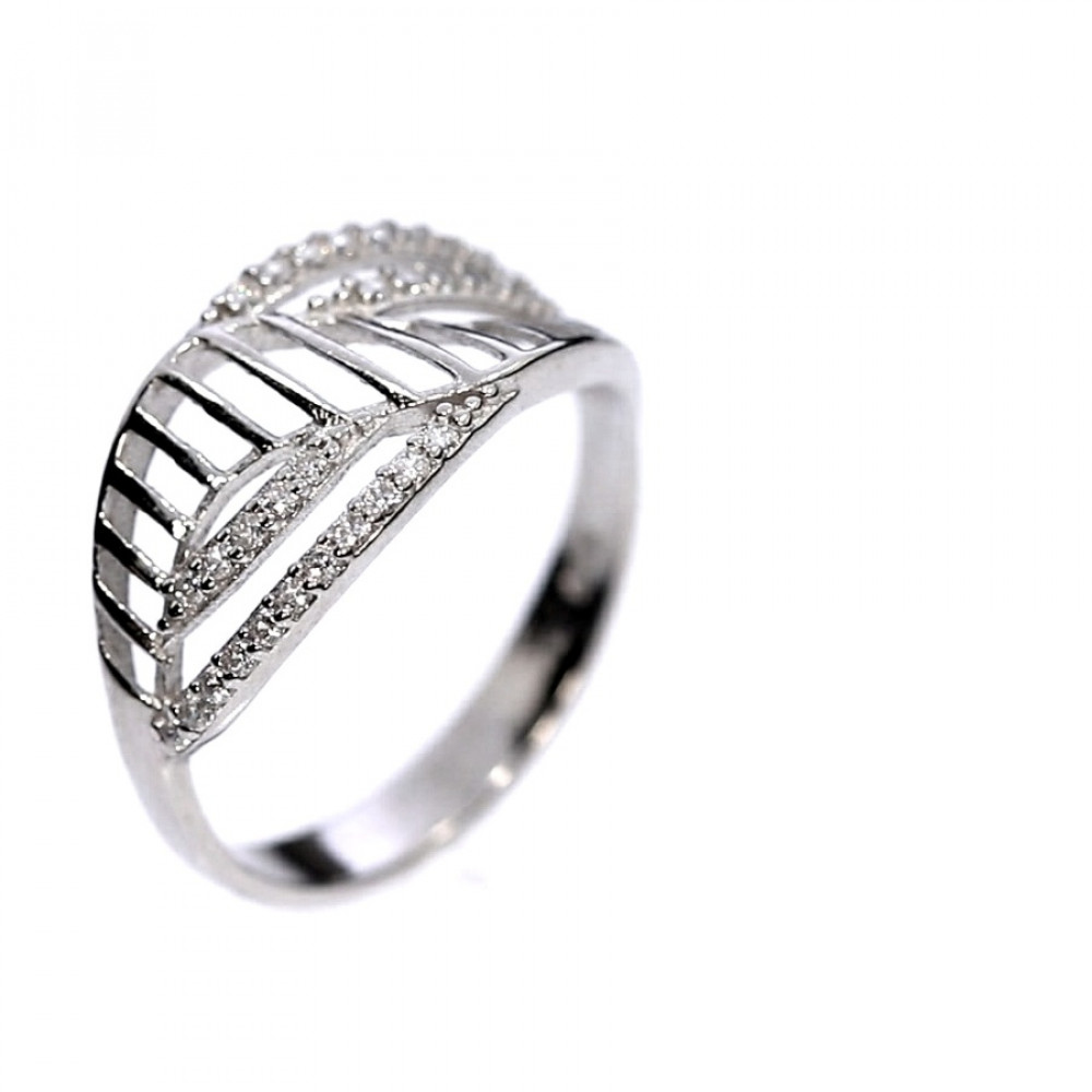 Sidabrinis žiedas su cirkoniu