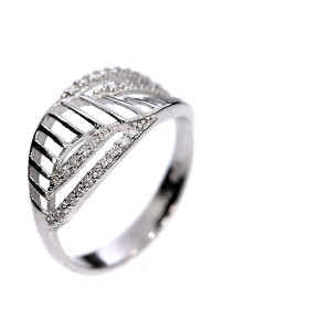 Sidabrinis žiedas su cirkoniu