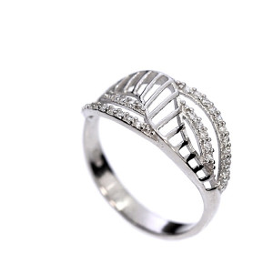 Sidabrinis žiedas su cirkoniu