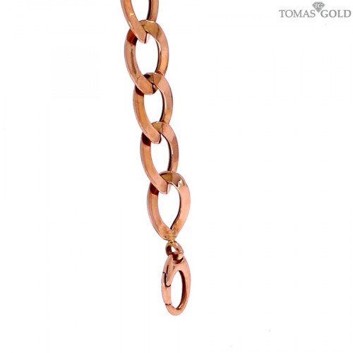 Gold gourmet weave bracelet