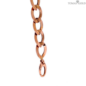 Gold gourmet weave bracelet