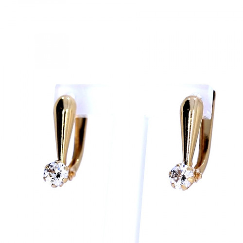 Auksiniai auskarai su cirkoniu