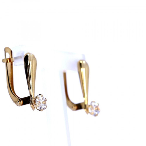 Auksiniai auskarai su cirkoniu