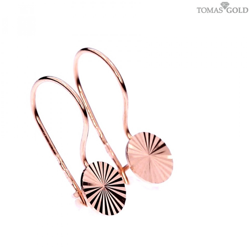 Золотые детские серьги