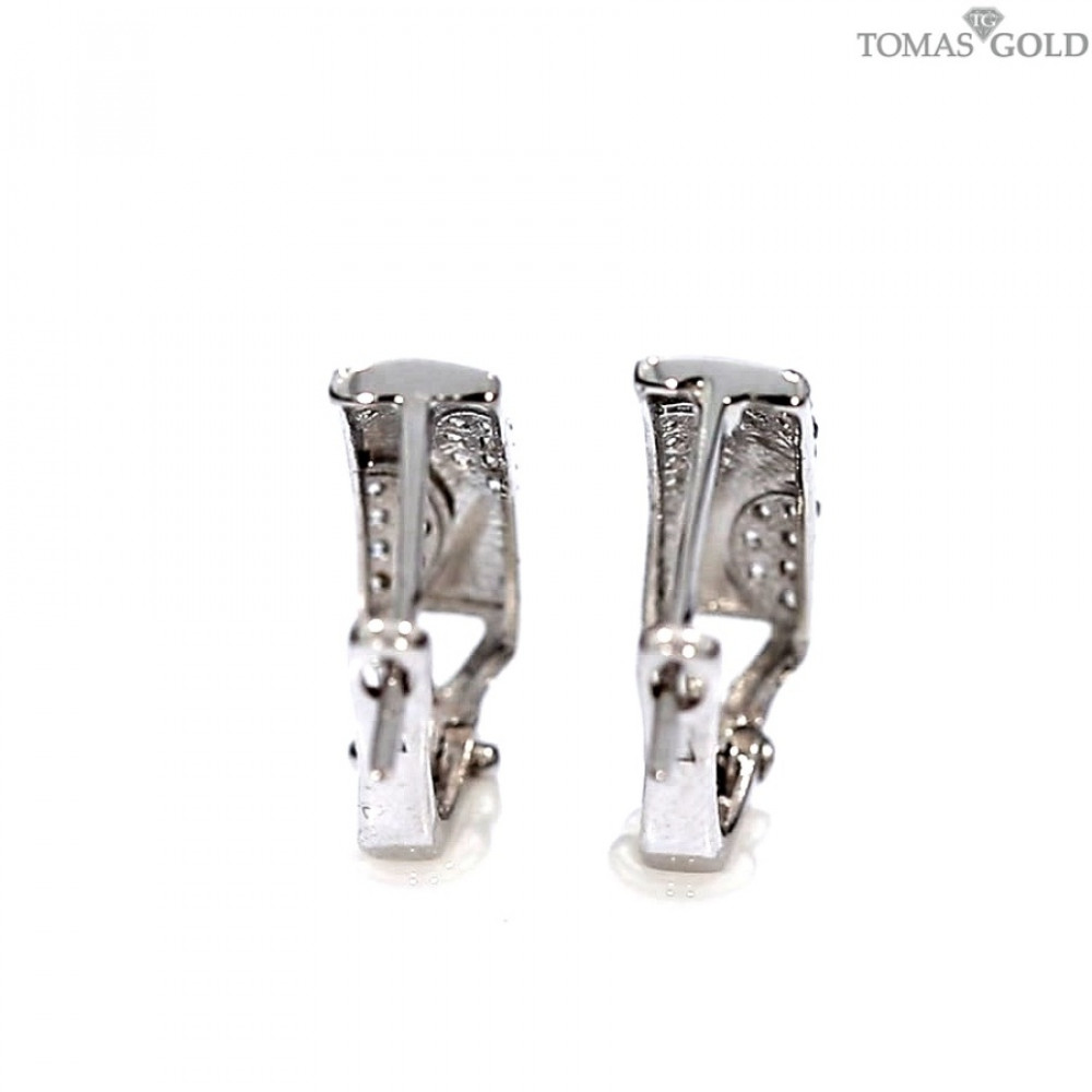 Auksiniai auskarai su cirkoniu