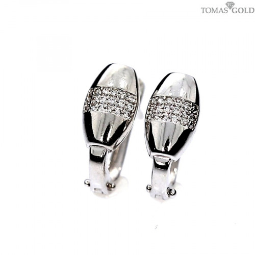 Auksiniai auskarai su cirkoniu