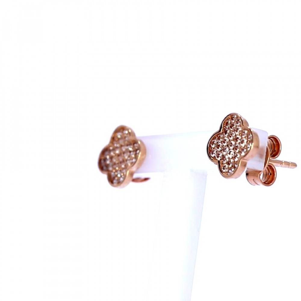 Auksiniai auskarai su cirkoniu