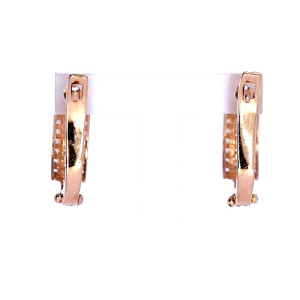 Auksiniai auskarai su cirkoniu