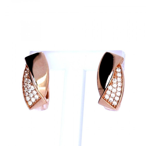 Tsirkooniga kuldkõrvarõngad