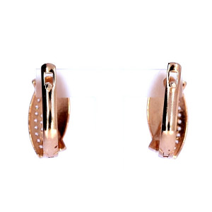 Auksiniai auskarai su cirkoniu