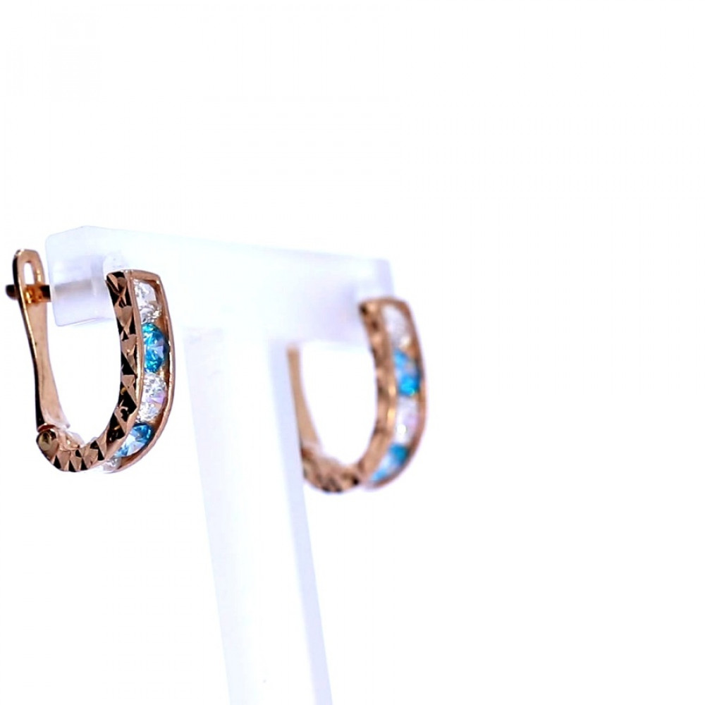 Золотые серьги