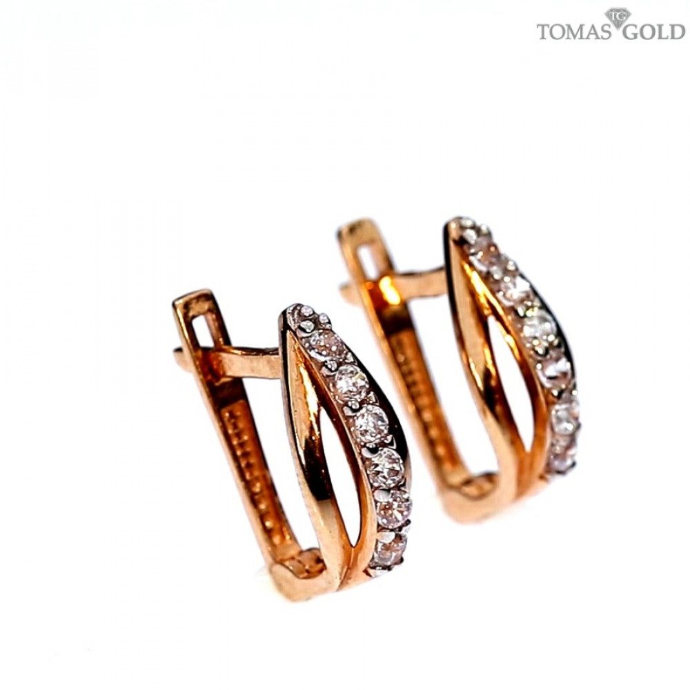 Золотые серьги