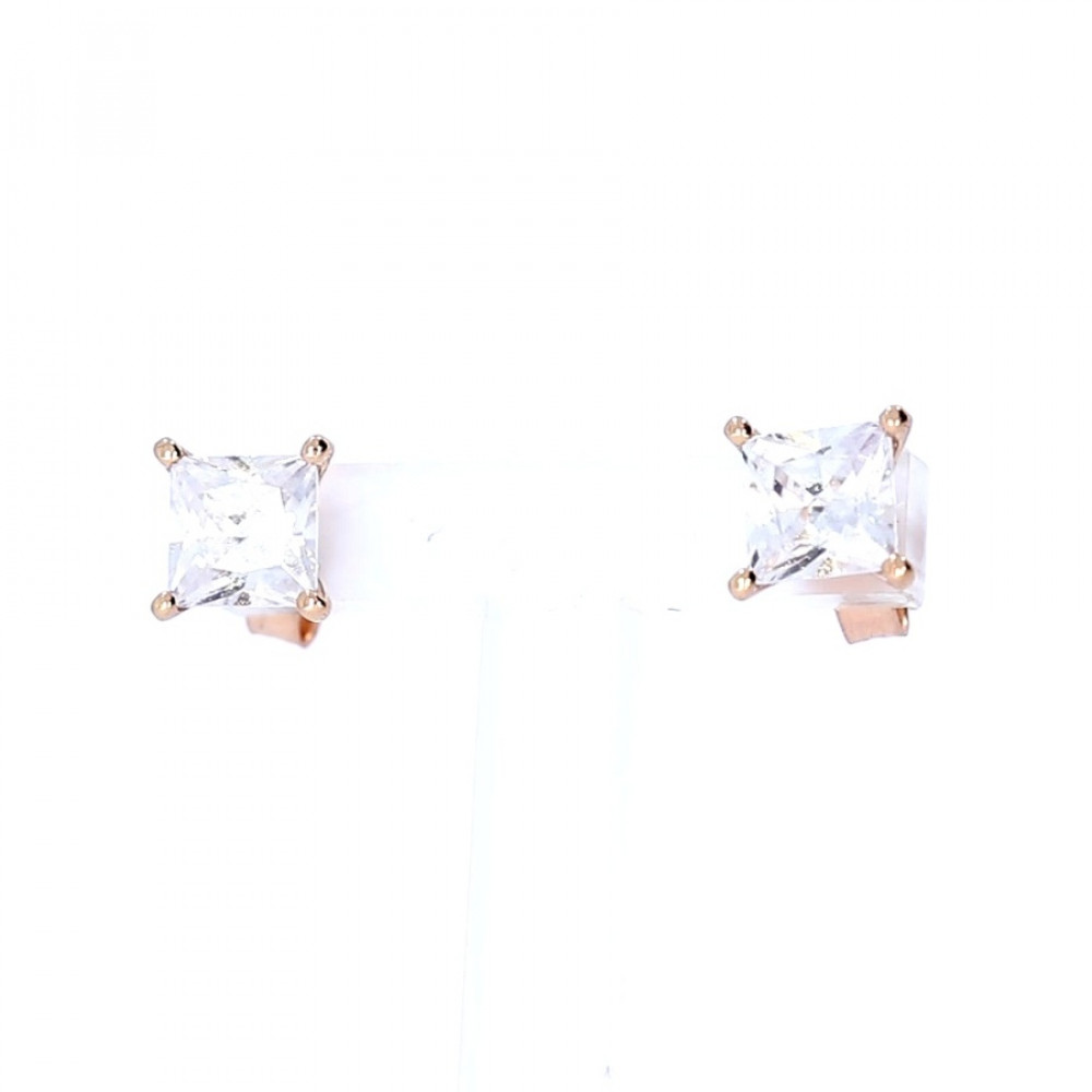 Auksiniai auskarai su cirkoniu