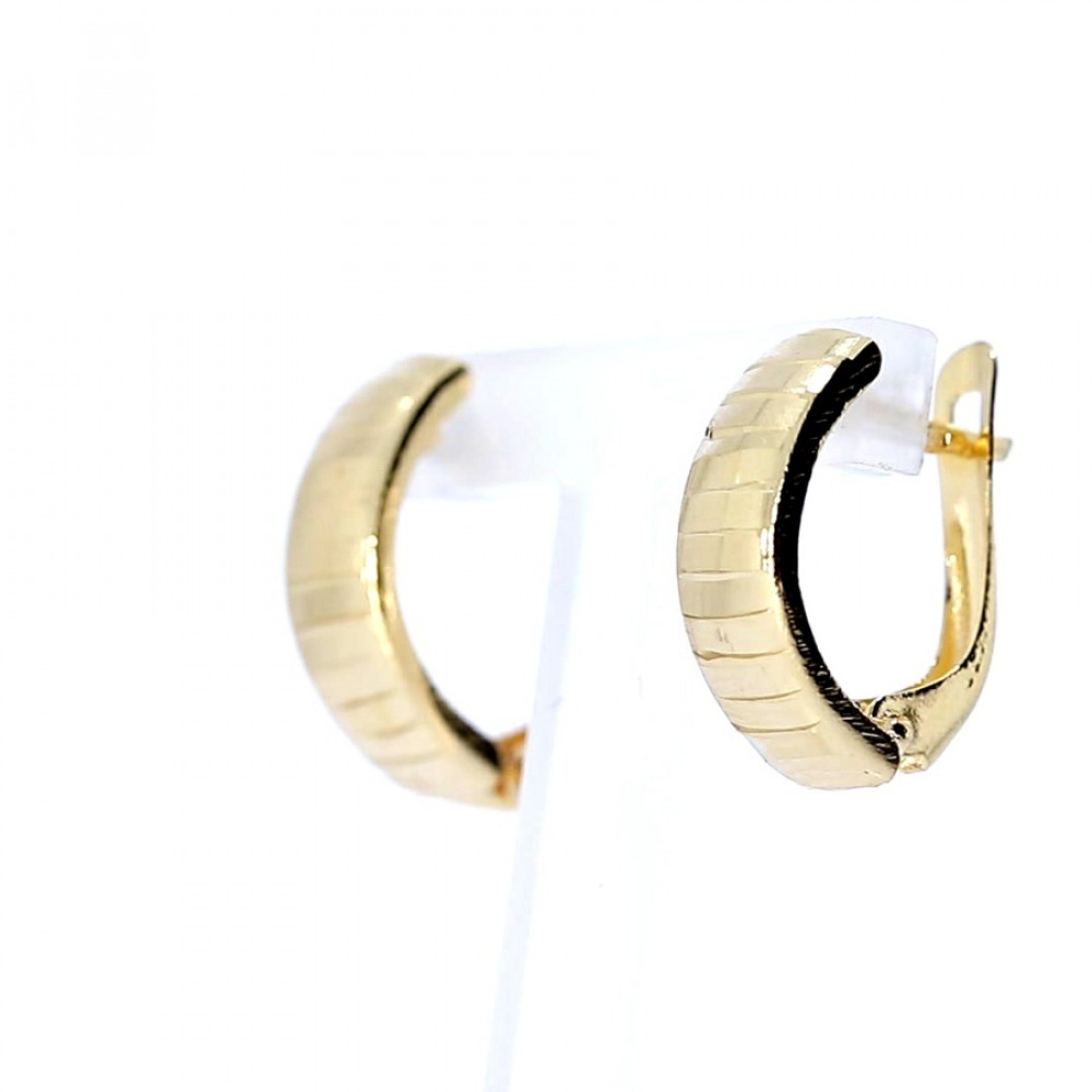 Золотые серьги