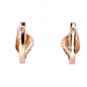 Auksiniai auskarai su cirkoniu