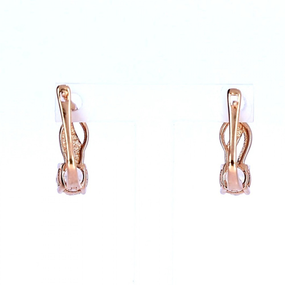 Auksiniai auskarai su cirkoniu