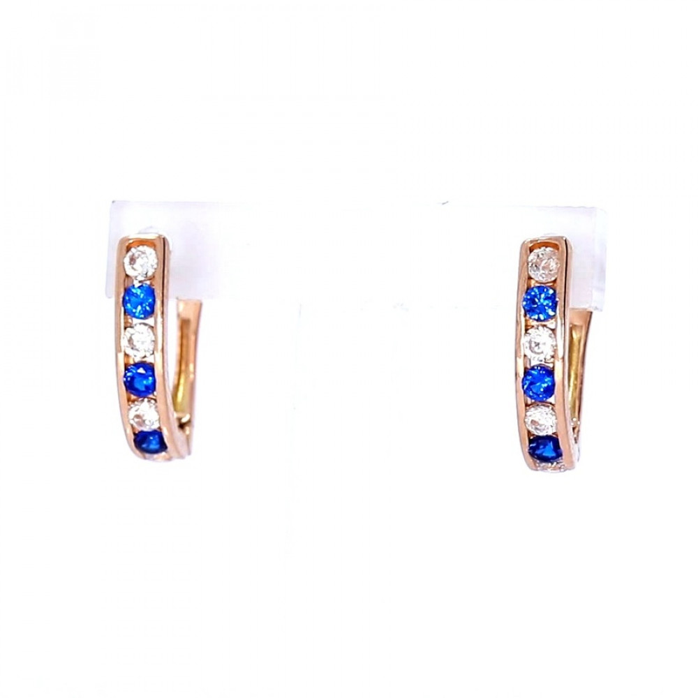 Золотые серьги