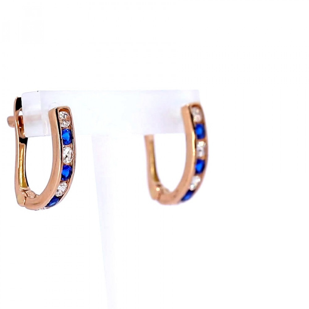 Золотые серьги