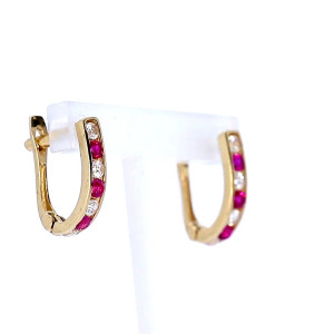 Золотые серьги